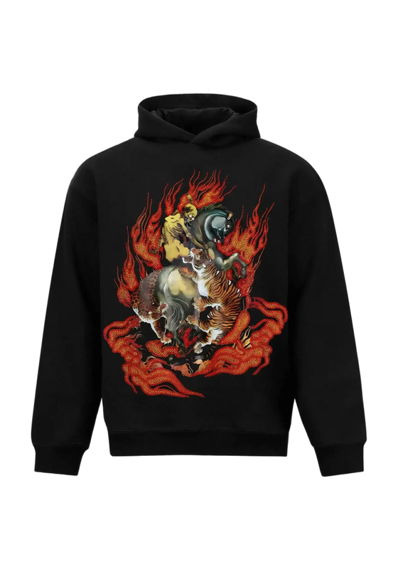 Dynamis Hand Embroidered Kardana Hoodie, Almost Gods